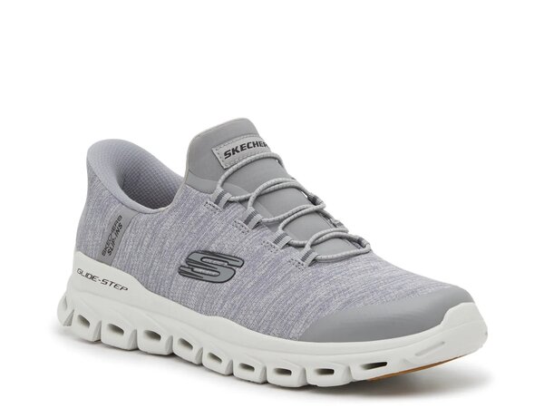 スケッチャーズ メンズ シューズ スリッポン・ローファー スニーカー Skechers Hands Free Slip-Ins Glide Step Zefyr Slip-On Sneaker - Men's Grey グレー