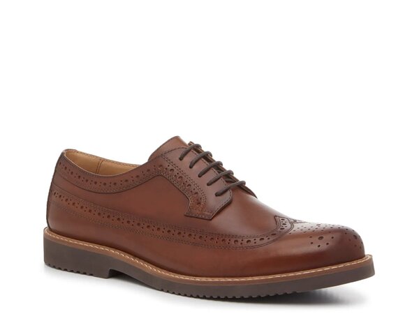 ヴィンスカムート メンズ シューズ オックスフォード ウィングチップ Vince Camuto Ivon Wingtip Oxford Dark Brown ブラウン