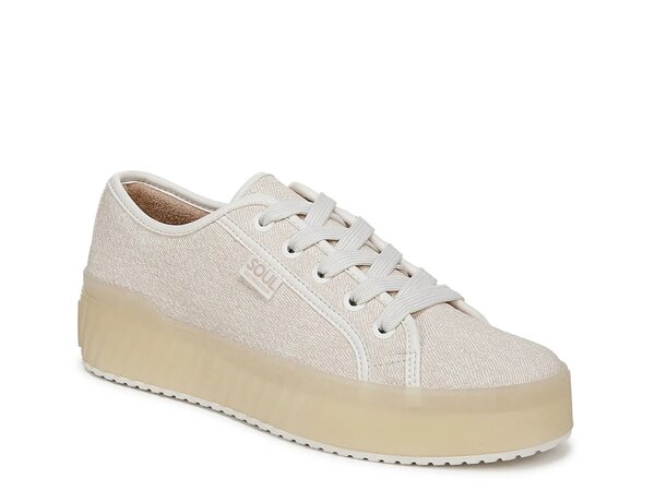 ソウルニュトライザー レディース シューズ スニーカー プラットホーム SOUL Naturalizer Iliana Platform Sneaker - Women\u0027s Beige Fabric ベージュ