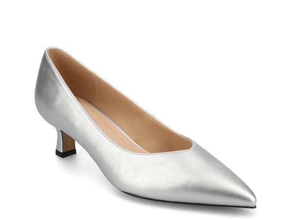 ジャーニー レディース シューズ パンプス Journee Pammie Pump Silver Metallic シルバー|ReVida 店