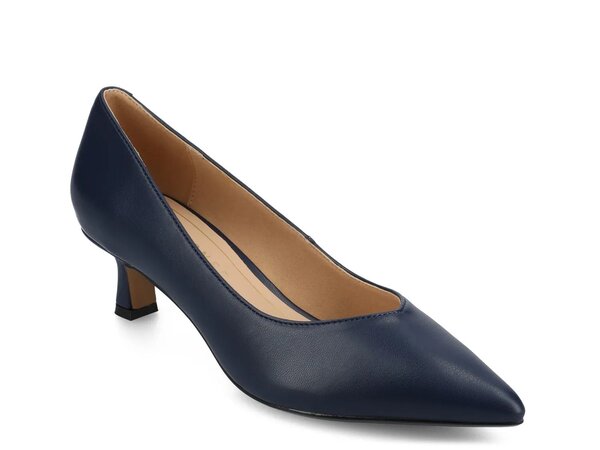 ジャーニー レディース シューズ パンプス Journee Pammie Pump Navy ネイビー｜ReVida 店