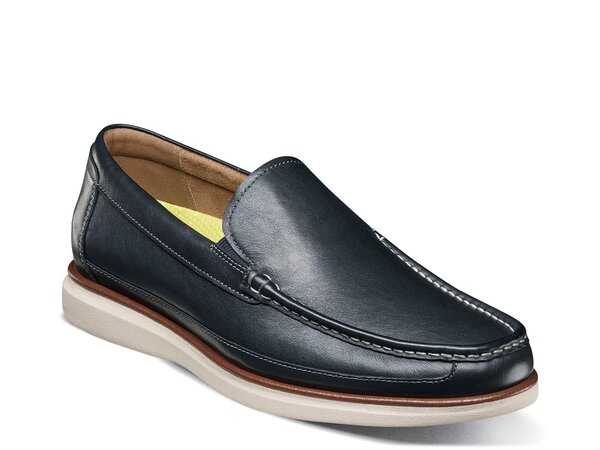 フローシャイム メンズ シューズ スリッポン・ローファー Florsheim Tropics Venetian Loafer Navy ネイビー