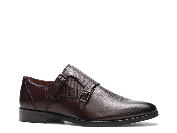 カルロスサンタナ メンズ シューズ スリッポン・ローファー モンクストラップ モンク Carlos by Carlos Santana Jack Monk Strap Slip-On Dark Brown ブラウン