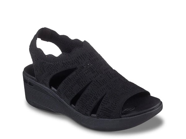 スケッチャーズ レディース シューズ サンダル Skechers Pier-Lite Memory Maker 2 Sandal Black ブラック