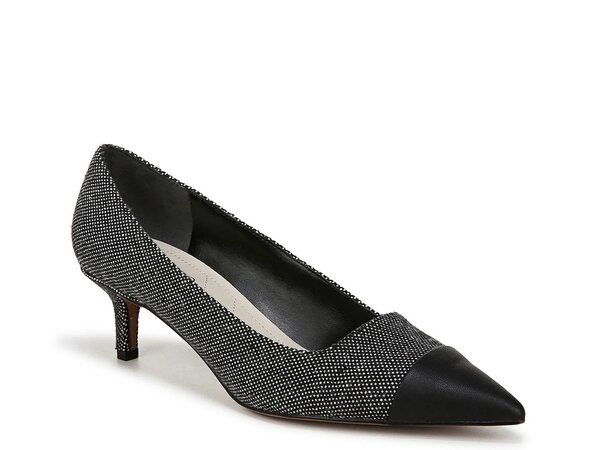 フランコサルト レディース シューズ パンプス Franco Sarto Kristina Pump Black/White ホワイト｜ReVida 店