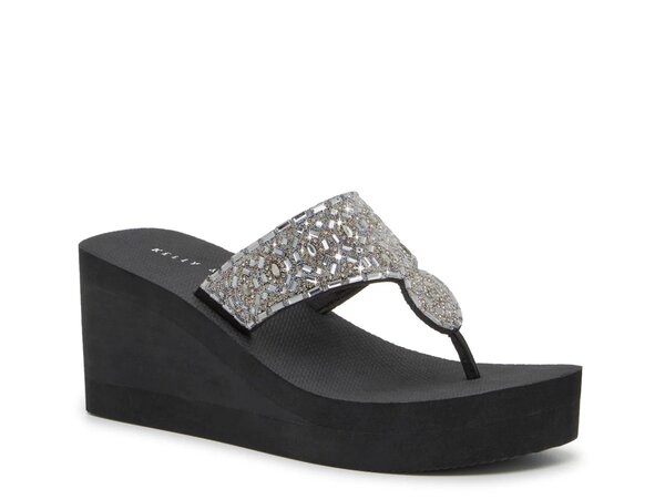 ケリー＆ケイティ レディース シューズ サンダル Kelly & Katie Zeena Wedge Sandal Black ブラック 9,856円