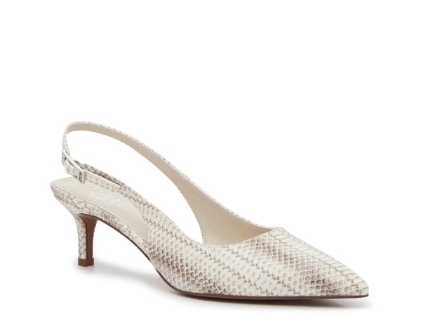 フランコサルト レディース シューズ パンプス Franco Sarto Kate Pump Off White/Grey Snake Print オフホワイト｜ReVida 店