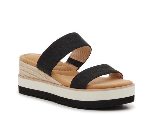 ケリー＆ケイティ レディース シューズ サンダル Kelly & Katie Tiama Espadrille Wedge Sandal Black ブラック