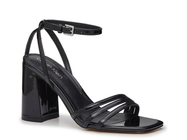 カルバンクライン レディース シューズ サンダル Calvin Klein Quiva Sandal Black ブラック｜ReVida 店