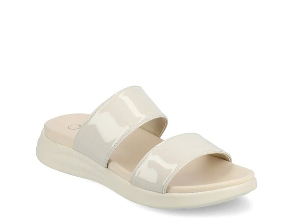 ジャーニー レディース シューズ サンダル Journee Janis Wedge Sandal Bone Patent｜ReVida 店