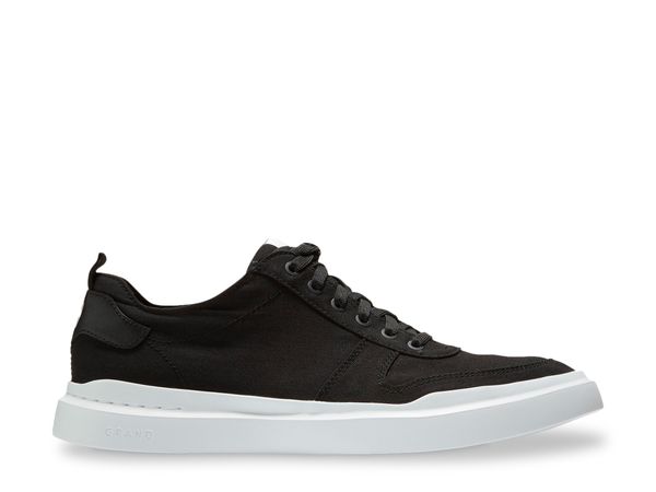 電話を掛けるハーン メンズ シューズ スニーカー Cole Haan GrandPro Rally Canvas Sneaker Black 黒いこと 靴-スニーカー-メンズ靴