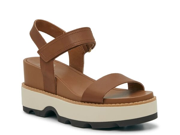 ソレル レディース シューズ サンダル SOREL Joanie IV Wedge Sandal Dark Brown ブラウン|ReVida 店