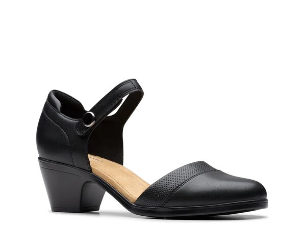 クラークス レディース シューズ パンプス Clarks Emily Teagan Pump Black Leather ブラック