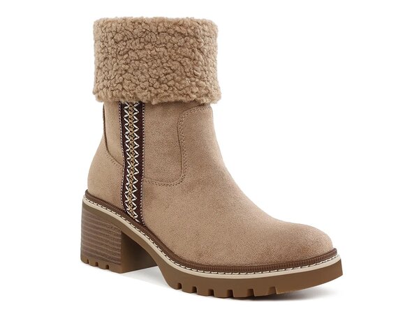 ロンドンラグ レディース シューズ ブーツ・レインブーツ ウール ブーツ London Rag Woolly Bootie Taupe トープ