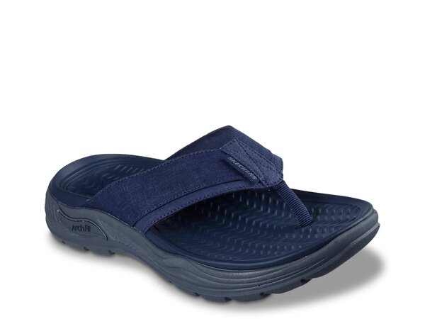 スケッチャーズ メンズ シューズ サンダル Skechers Arch Fit Motley Rigel Sandal - Men's Navy ネイビー｜ReVida 店
