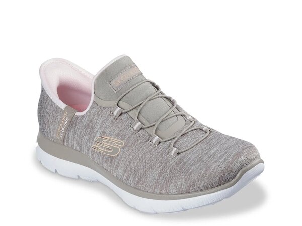 スケッチャーズ レディース シューズ スニーカー Skechers Hands Free Slip-ins Summits Everyday Set Sneaker - Women's Taupe トープ
