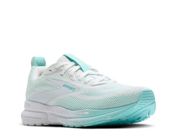 ブルックス レディース シューズ スニーカー Brooks Trace 4 Running Shoe - Women's White/Blue ホワイト