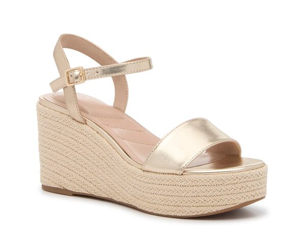 ケリー＆ケイティ レディース シューズ サンダル Kelly & Katie Hayden Wedge Sandal Gold Metallic ゴールド｜ReVida 店