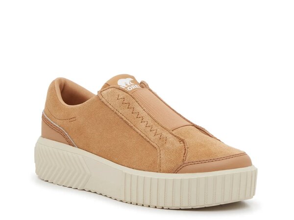 ソレル レディース シューズ スリッポン・ローファー プラットフォーム スニーカー SOREL Ona Ave Platform Slip-On Sneaker - Women's Tan タン｜ReVida 店