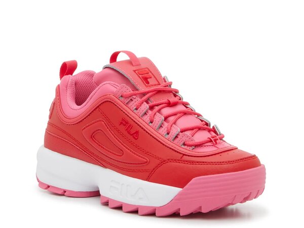 フィラ レディース シューズ スニーカー Fila Disruptor Sneaker - Women\u0027s Dark Pink サクラ色