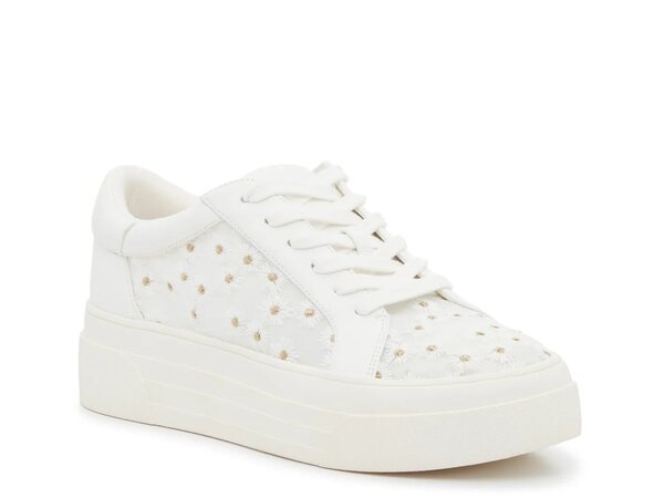 ジェシカシンプソン レディース シューズ スニーカー プラットホーム Jessica Simpson Cherello Platform Sneaker - Women\u0027s White Floral Print 白いこと