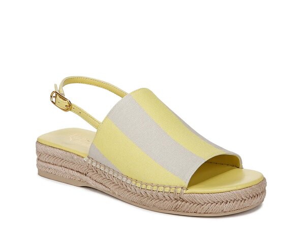 フランコサルト レディース シューズ サンダル Franco Sarto Rune Espadrille Wedge Sandal Yellow イエロー