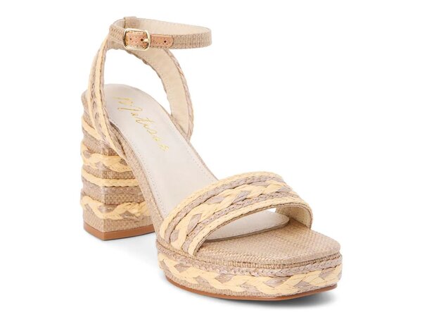 マチス レディース シューズ サンダル プラットフォーム Matisse Lyla Platform Sandal Taupe Raffia トープ