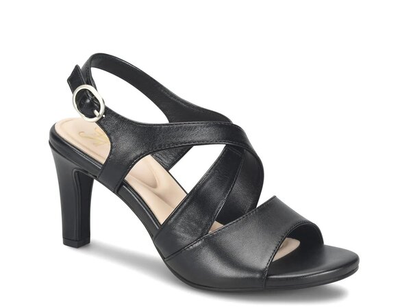 ソフト レディース シューズ サンダル Sofft Jolene Sandal Black Leather ブラック｜ReVida 店