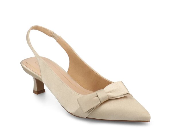 ジャーニー レディース シューズ パンプス Journee Paloma Pump Gold Satin ゴールド｜ReVida 店
