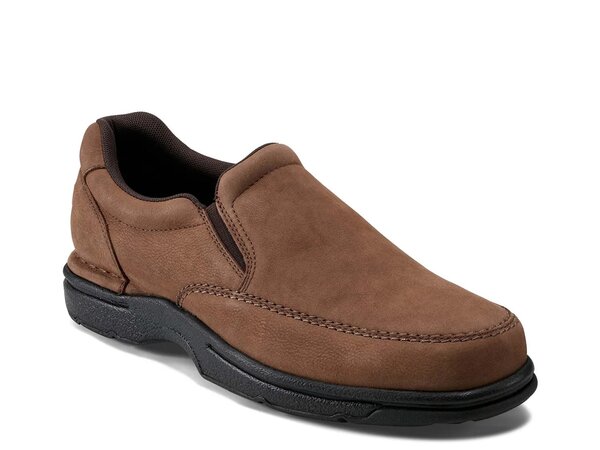 ロックポート メンズ シューズ スリッポン・ローファー Rockport Eureka Slip-On Dark Brown ブラウン