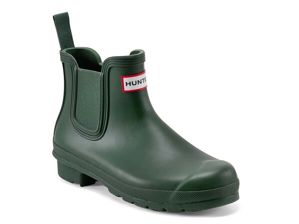 ハンター メンズ シューズ ブーツ・レインブーツ チェルシー ブーツ HUNTER Original Chelsea Rain Boot - Men's Dark Green グリーン