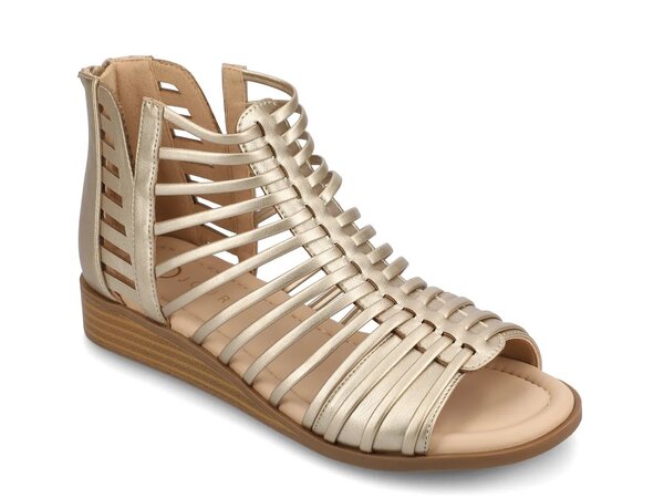 ジャーニー レディース シューズ サンダル Journee Delilah Gladiator Sandal Gold Metallic ゴールド｜ReVida 店