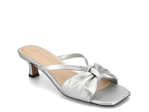 ジャーニー レディース シューズ サンダル Journee Starling Sandal Silver Metallic シルバー