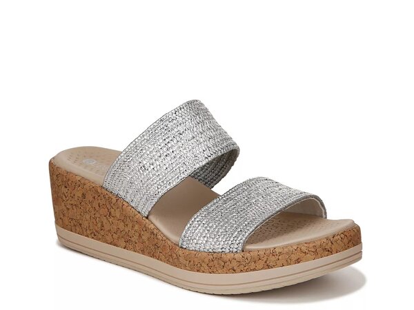 ビジーズ レディース シューズ サンダル BZees Resort Wedge Sandal Dark Brown ブラウン｜ReVida 店
