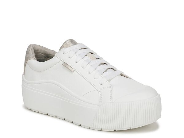 お医者さん・肩かけ レディース シューズ スニーカー プラットホーム Dr. Scholl\u0027s Time Off Max Platform Sneaker - Women\u0027s White/Gold 白いこと