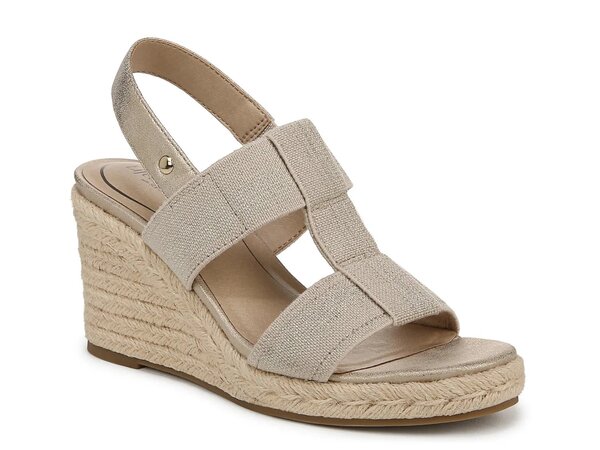 ライフストライド レディース シューズ サンダル トール LifeStride Tallulah Espadrille Wedge Sandal Light Gold ゴールド|ReVida 店