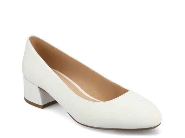 ジャーニー レディース シューズ パンプス Journee Saarii Pump White ホワイト