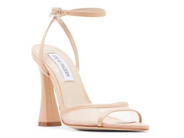 スティーブ マデン レディース シューズ パンプス サンダル Steve Madden Beki Sandal Beige Mesh ベージュ