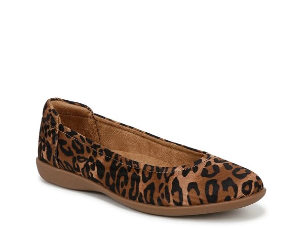 ナチュライザー レディース シューズ パンプス Naturalizer Flexy Ballet Flat Black/Brown Leopard Print Fabric ブラック｜ReVida 店