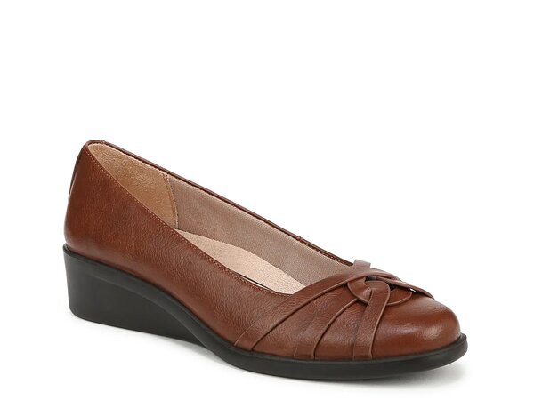 ライフストライド レディース シューズ パンプス LifeStride Jorie Wedge Pump Dark Brown ブラウン|ReVida 店