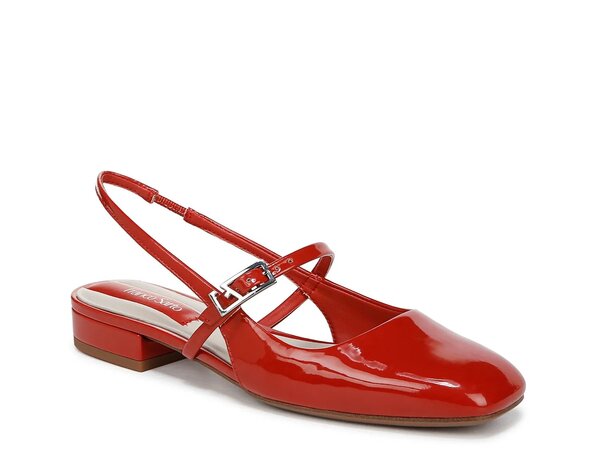 フランコサルト レディース シューズ パンプス Franco Sarto Destin Mary Jane Flat Red Patent レッド