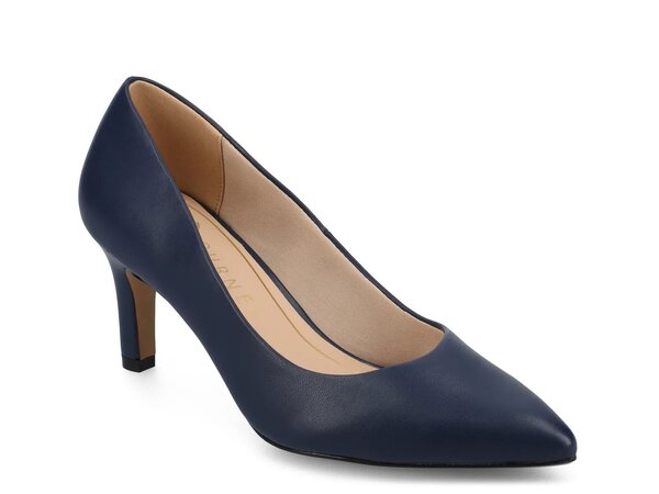 ジャーニー レディース シューズ パンプス Journee Scylee Pump Navy ネイビー｜ReVida 店