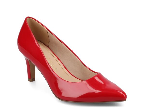 ジャーニー レディース シューズ パンプス Journee Scylee Pump Red Patent レッド｜ReVida 店 13,536円