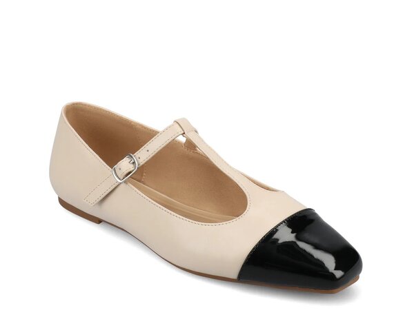 ジャーニー レディース シューズ パンプス Journee Theah Mary Jane Flat Taupe トープ