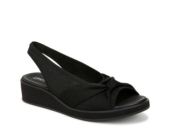 ライフストライド レディース シューズ サンダル LifeStride Bell Wedge Sandal Black ブラック｜ReVida 店
