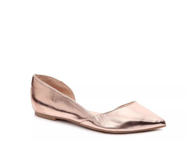 ジュルネ コレクション レディース シューズ パンプス Journee Collection Cortni Flat Rose Gold Metallic ゴールド