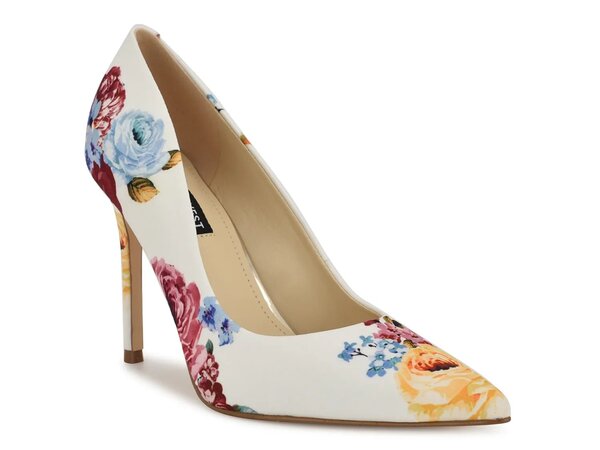 ナインウェスト レディース シューズ パンプス Nine West Fresh Pump White/Multicolor Floral Print 白いこと