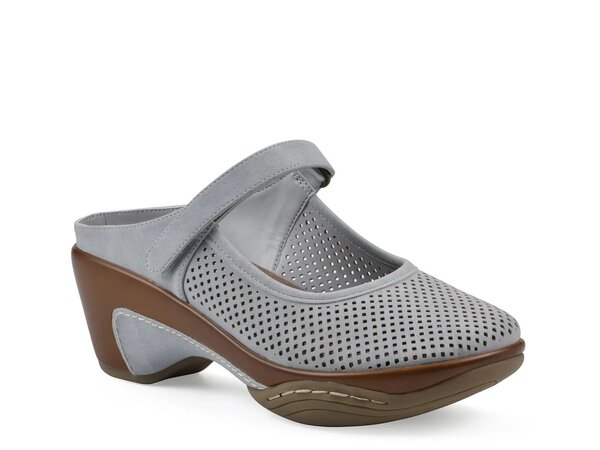 ホワイトマウンテン レディース シューズ サンダル White Mountain Vinto2 Mary Jane Clog Dusty Blue ブルー