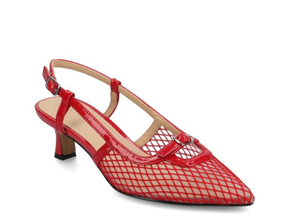 ジャーニー レディース シューズ パンプス Journee Padma Pump Red レッド｜ReVida 店