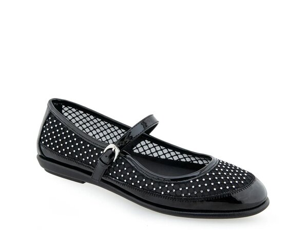 エアロソールズ レディース シューズ パンプス Aerosoles Baylee Mary Jane Flat Black/Silver Rhinestone ブラック 12,816円
